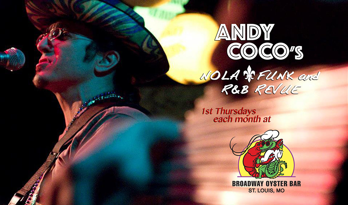 Broadway-Oyster-Bar  Andy Coco's NOLA Funk and R&B Revue  image