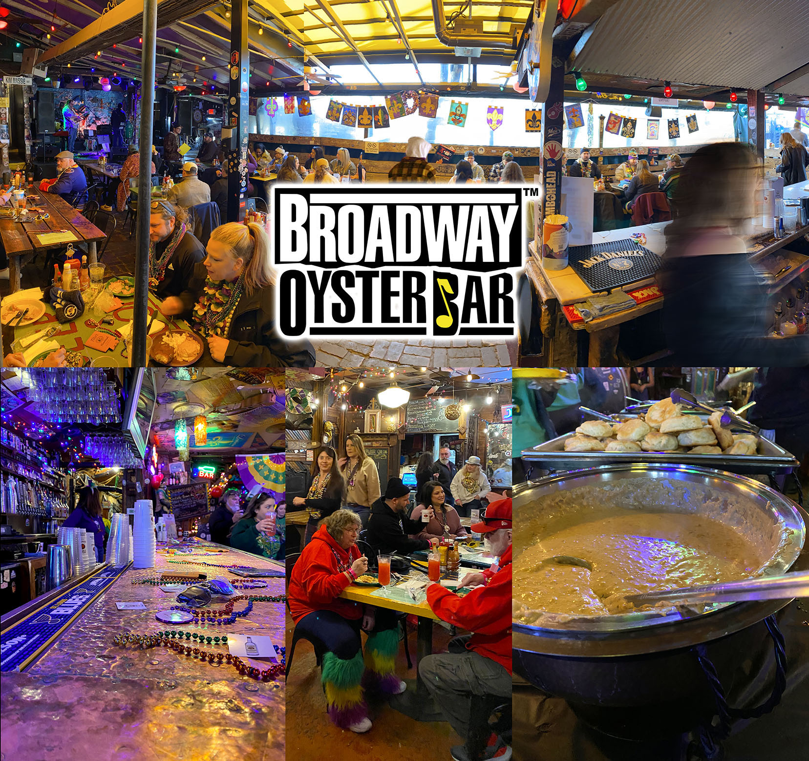 Mardi Gras Grand Parade Warm Up at Broadway Oyster Bar