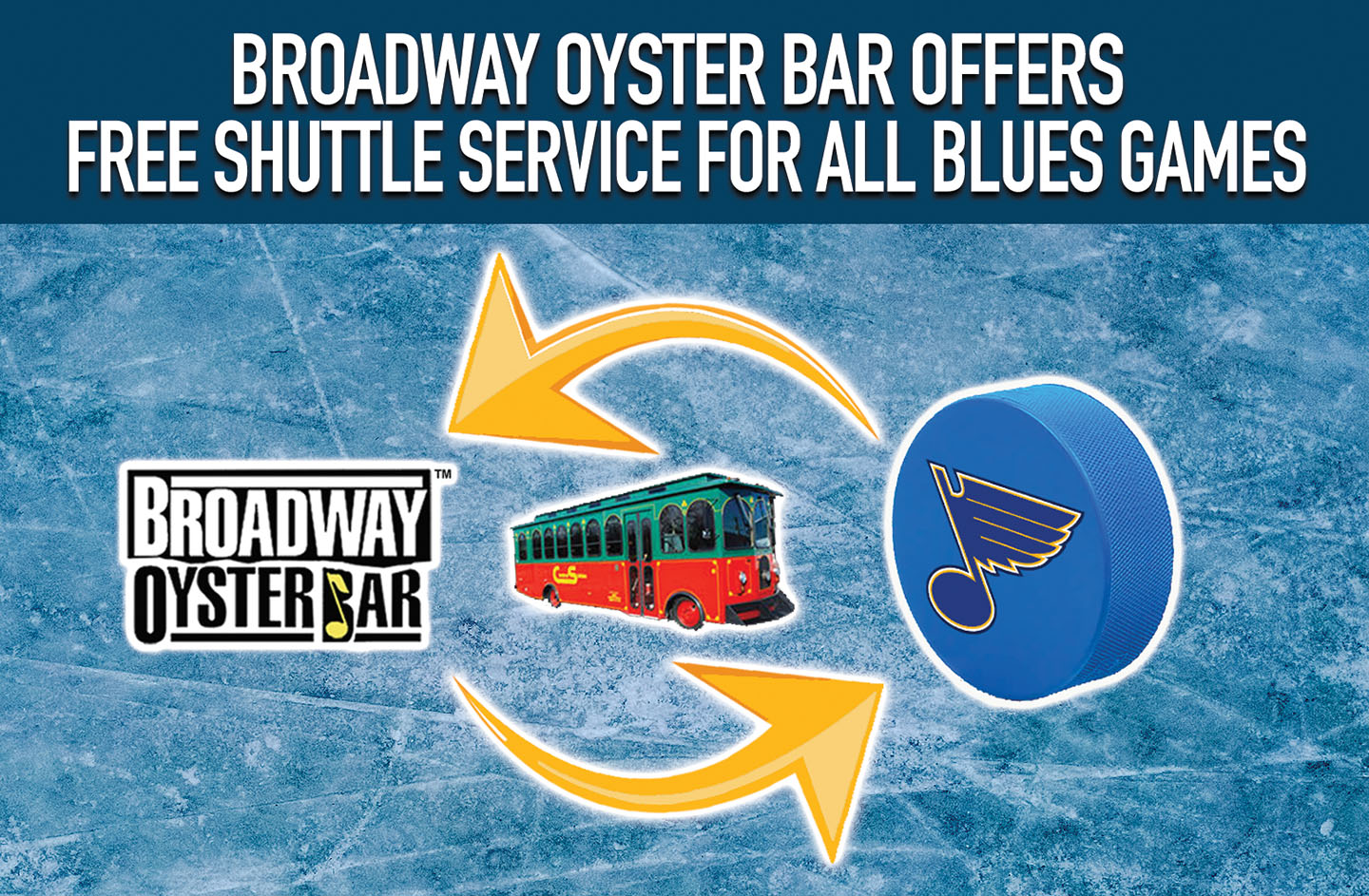 Broadway-Oyster-Bar offers a Blues game shuttle  image