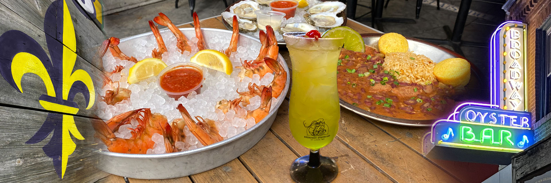 Mardi Gras Parade Day at Broadway Oyster Bar